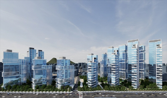 서울 노원구 중계무지개아파트 재건축사업 조감도 [대한토지신탁 제공]